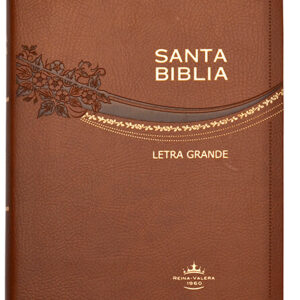 Santa Biblia RVR 1965 Color Cafe Con Letra Grande